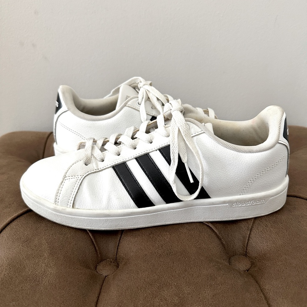 Adidas Neo cloud memory foam footbed shoes